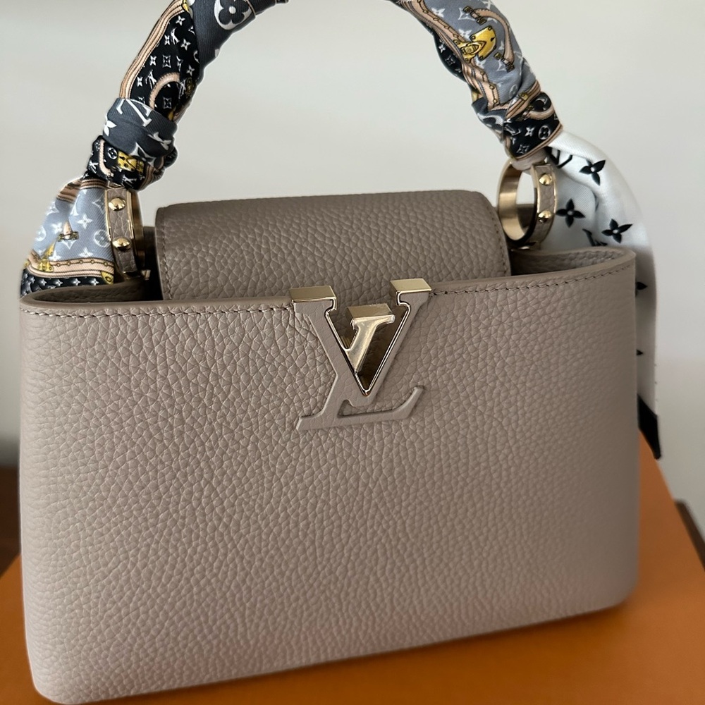 Louis Vuitton Iconic Capucines BB in Galet